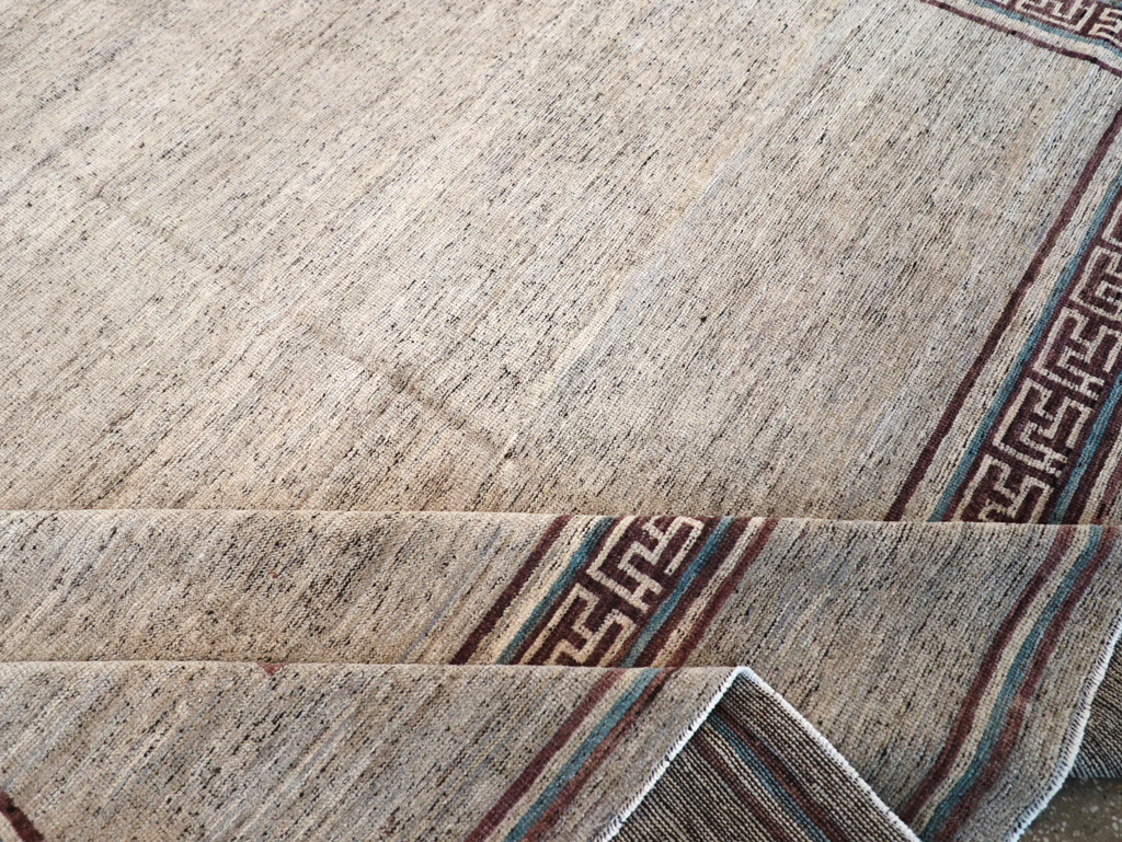 Modern East Turkestan Khotan Room Size Carpet, No.32558 - Gss