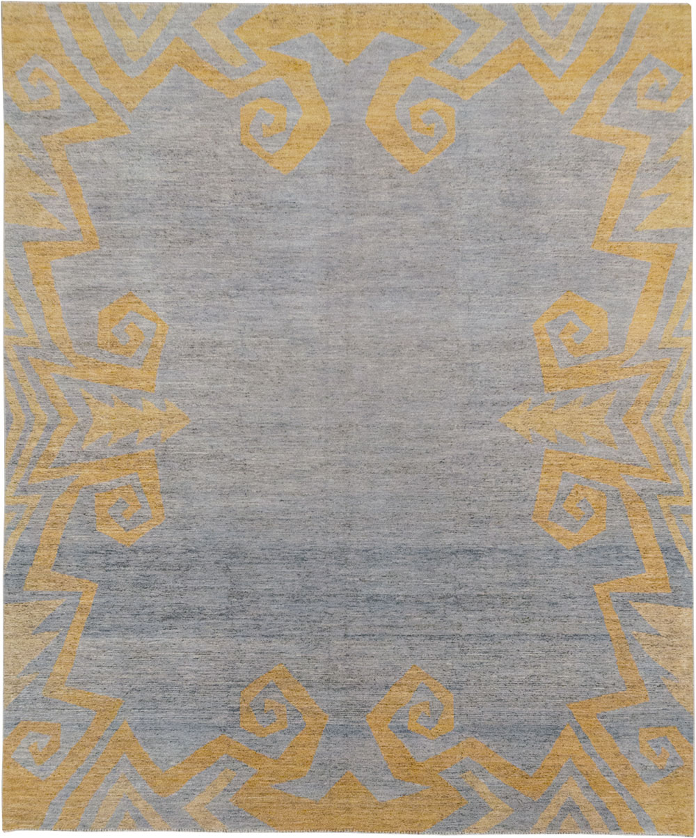 Modern East Turkestan Khotan Room Size Carpet, No.32560 - Gss