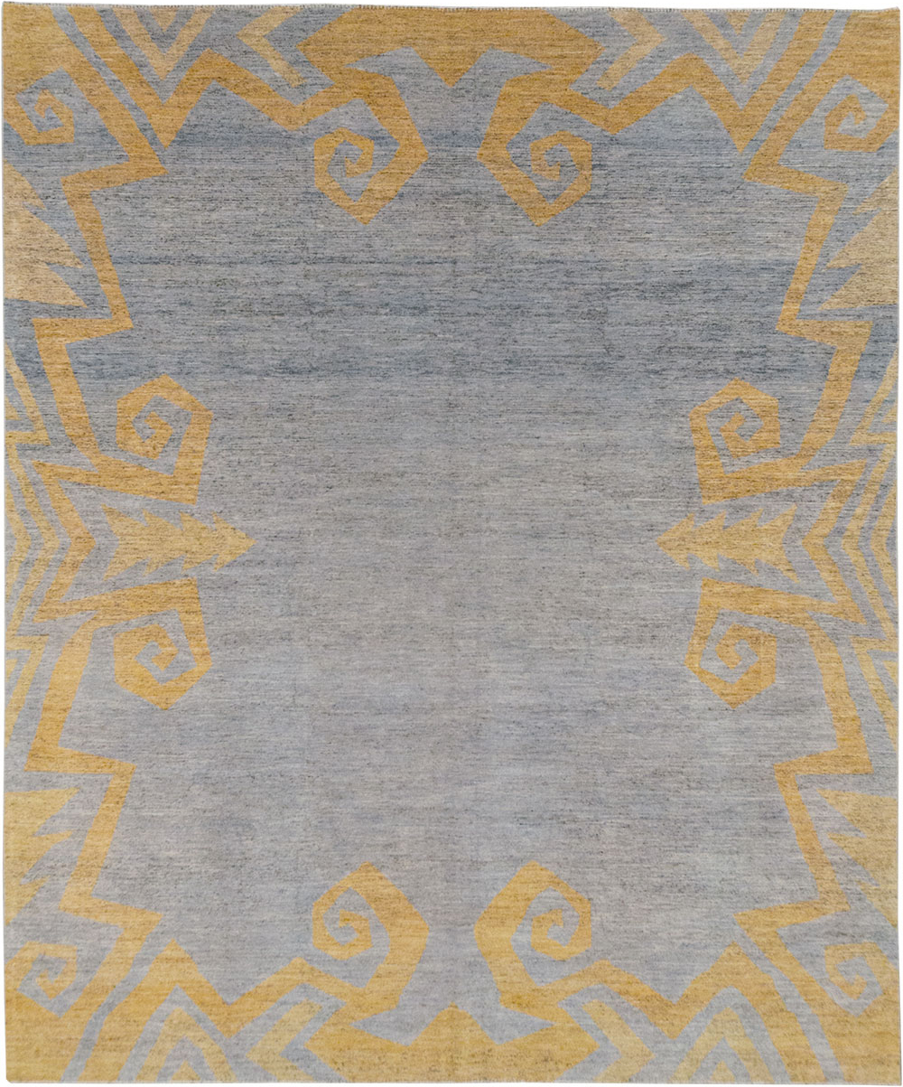 Modern East Turkestan Khotan Room Size Carpet, No.32560 - Gss
