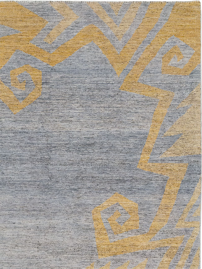 Modern East Turkestan Khotan Room Size Carpet, No.32560 - Gss