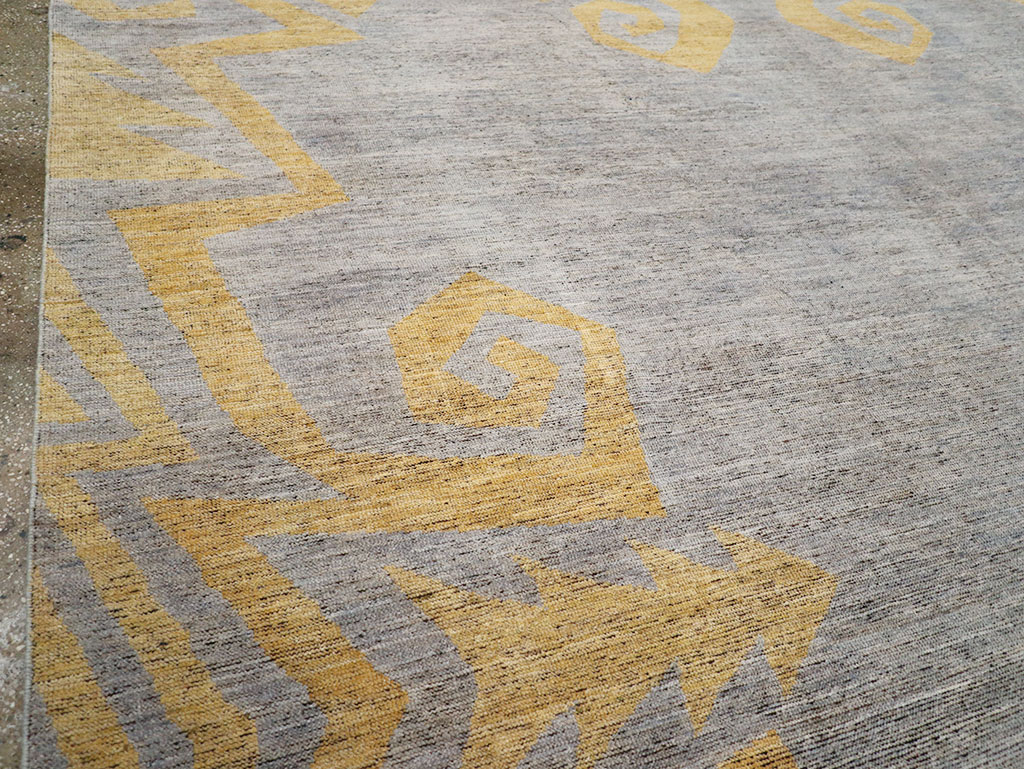 Modern East Turkestan Khotan Room Size Carpet, No.32560 - Gss