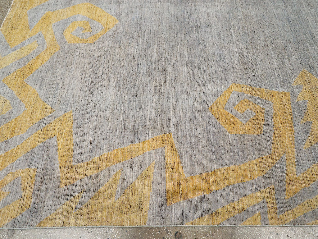 Modern East Turkestan Khotan Room Size Carpet, No.32560 - Gss