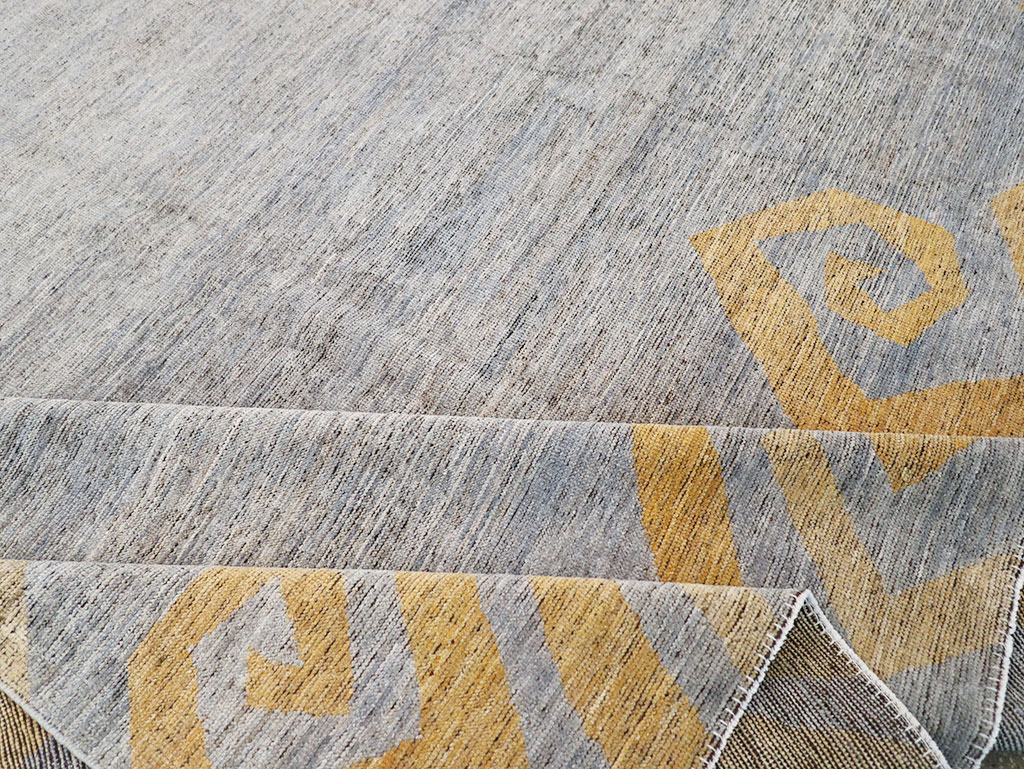 Modern East Turkestan Khotan Room Size Carpet, No.32560 - Gss