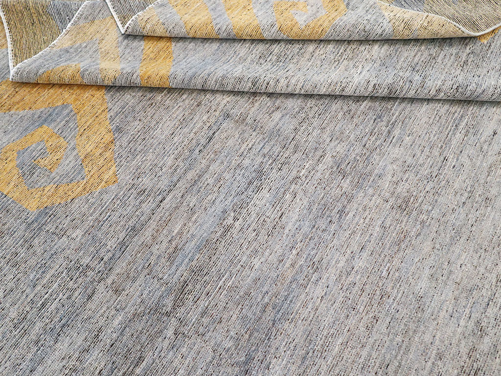 Modern East Turkestan Khotan Room Size Carpet, No.32560 - Gss