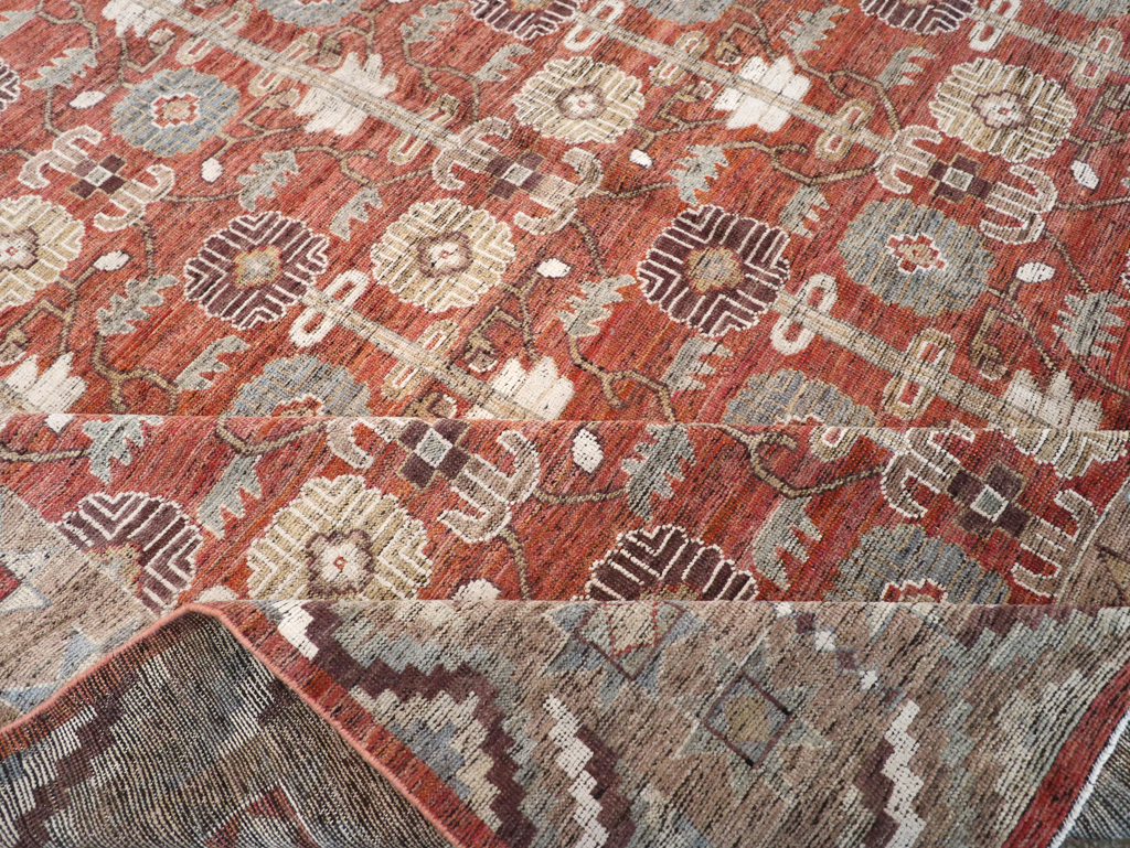 Modern East Turkestan Khotan Room Size Carpet, No.32561 - Gss