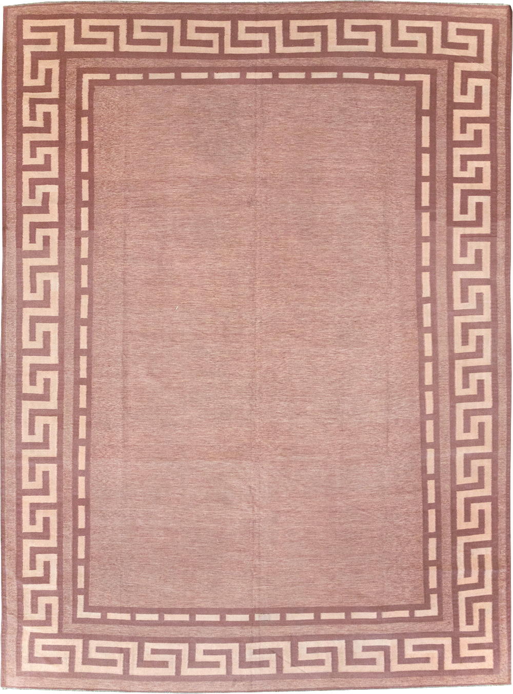 Vintage Indian Flatweave Dhurrie Room Size Carpet, No.32564 - Gss