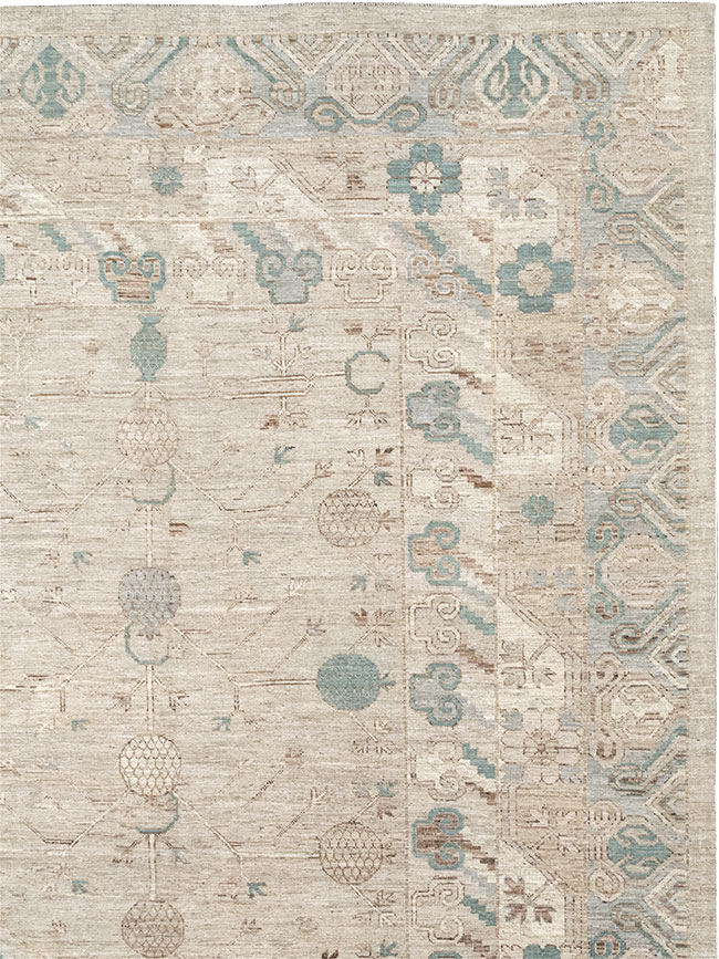 Modern East Turkestan Khotan Large Carpet, No.32569 - Gss