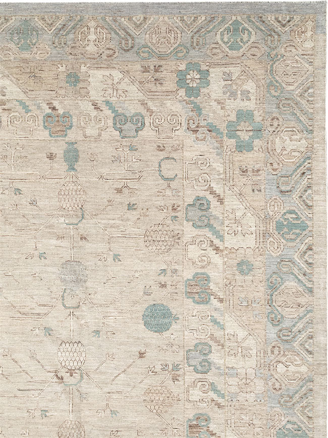 Modern East Turkestan Khotan Large Carpet, No.32569 - Gss