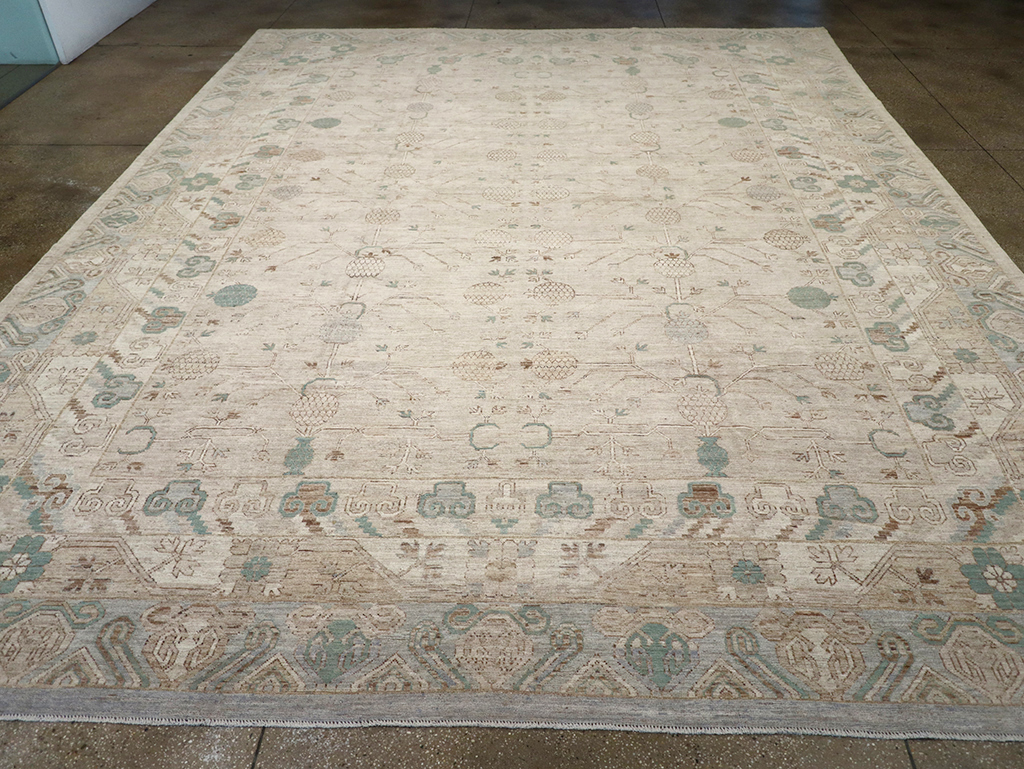 Modern East Turkestan Khotan Large Carpet, No.32569 - Gss
