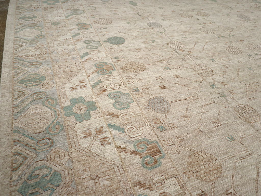 Modern East Turkestan Khotan Large Carpet, No.32569 - Gss