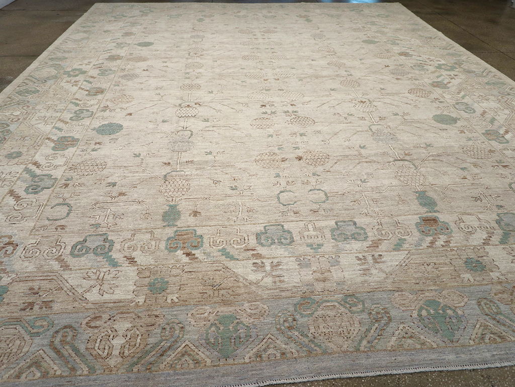 Modern East Turkestan Khotan Large Carpet, No.32569 - Gss