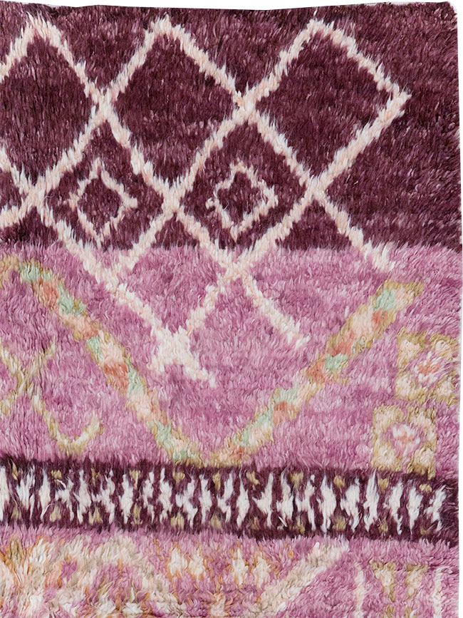 Vintage Moroccan Accent Rug, No.32583 - Gss