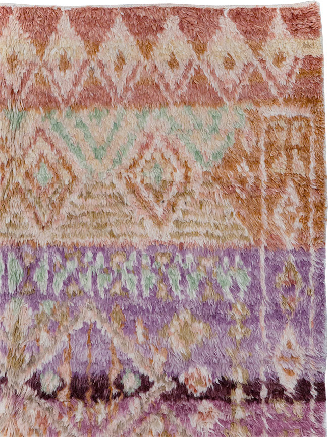 Vintage Moroccan Accent Rug, No.32583 - Gss