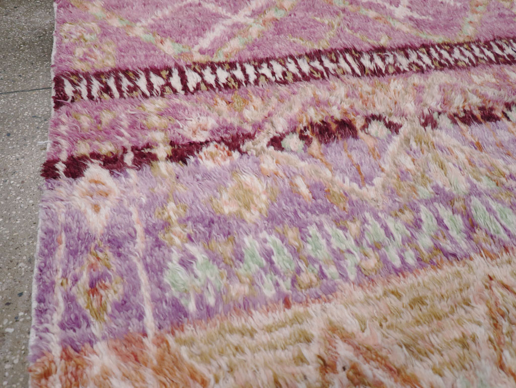 Vintage Moroccan Accent Rug, No.32583 - Gss