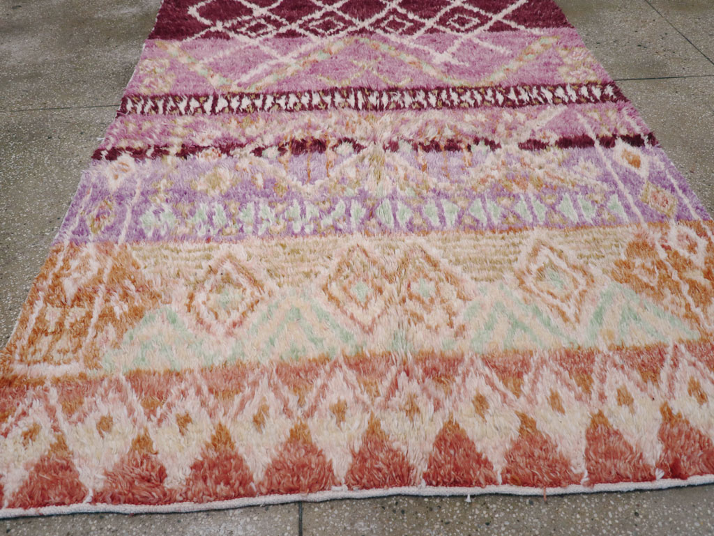 Vintage Moroccan Accent Rug, No.32583 - Gss