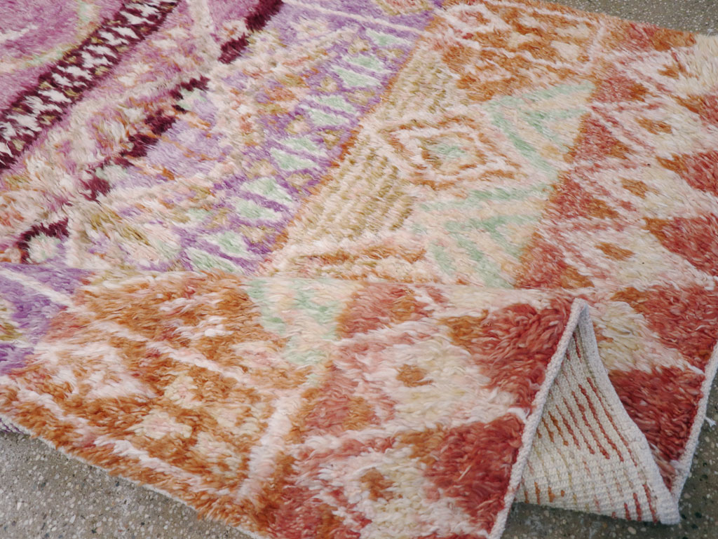 Vintage Moroccan Accent Rug, No.32583 - Gss