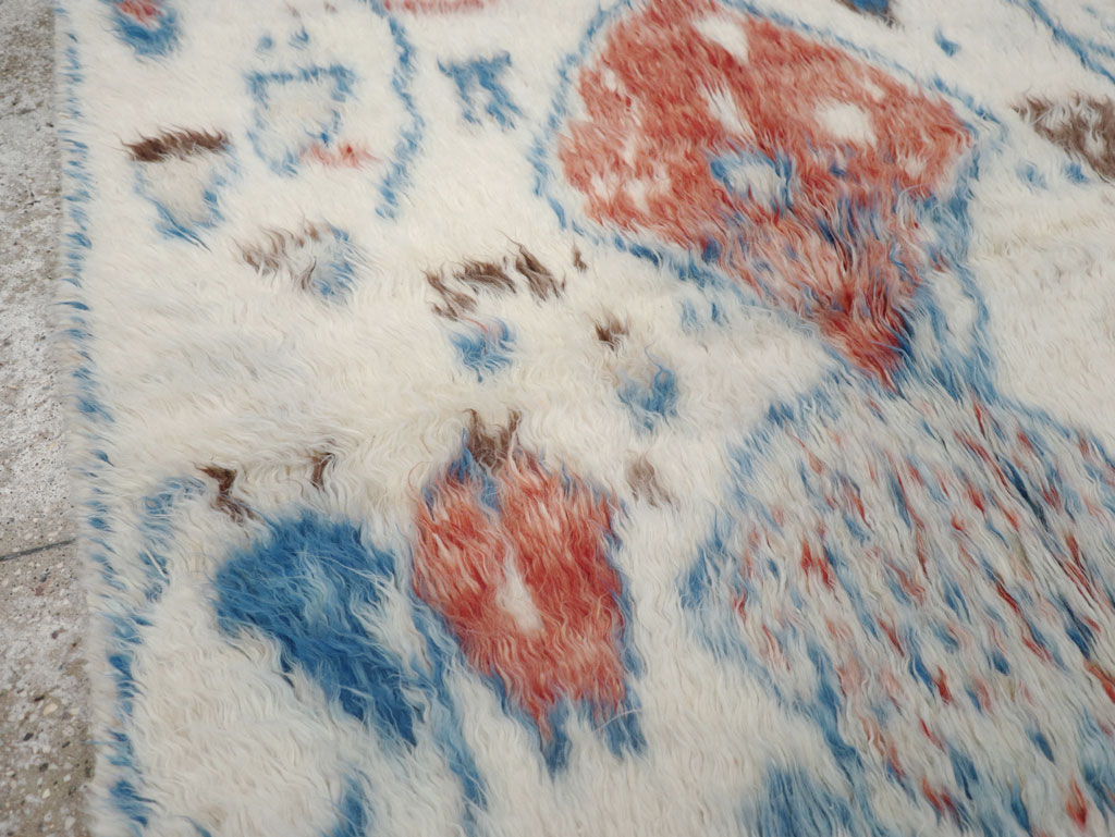 Vintage Moroccan Accent Rug, No.32584 - Gss