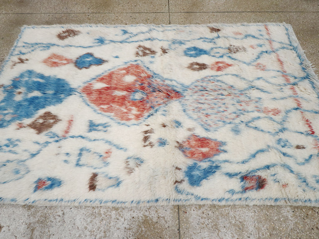 Vintage Moroccan Accent Rug, No.32584 - Gss