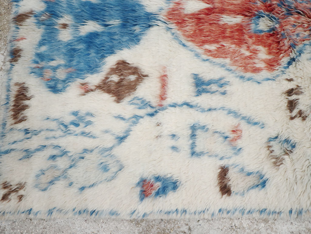 Vintage Moroccan Accent Rug, No.32584 - Gss