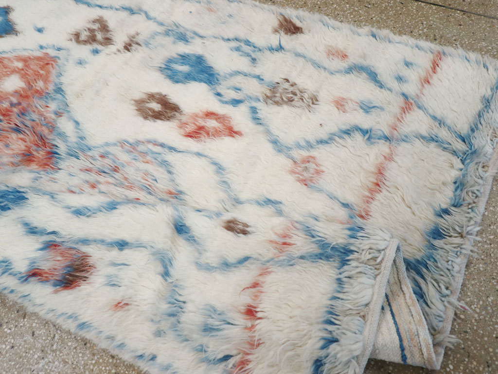 Vintage Moroccan Accent Rug, No.32584 - Gss