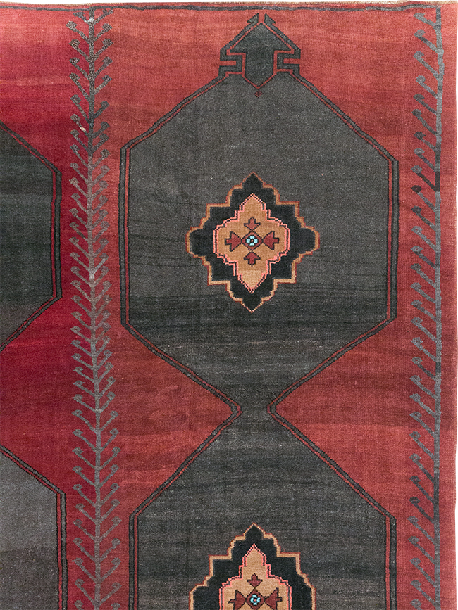 Vintage Turkish Anatolian Square Room Size Carpet, No.32589 - Gss