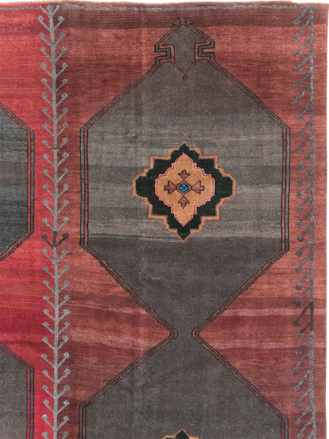 Vintage Turkish Anatolian Square Room Size Carpet, No.32589 - Gss