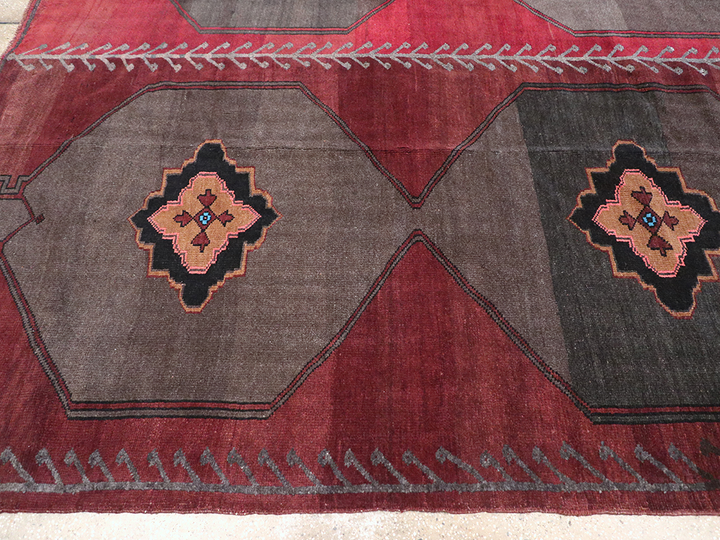 Vintage Turkish Anatolian Square Room Size Carpet, No.32589 - Gss