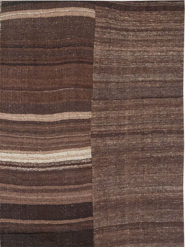 Modern Turkish Flatweave Kilim Large Carpet, No.32592 - Gss