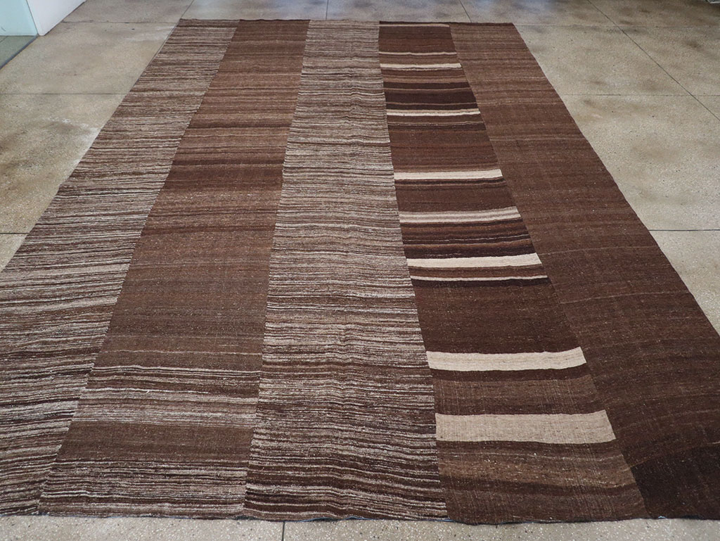 Modern Turkish Flatweave Kilim Large Carpet, No.32592 - Gss