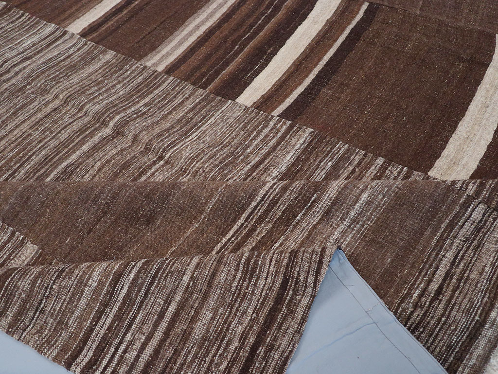 Modern Turkish Flatweave Kilim Large Carpet, No.32592 - Gss