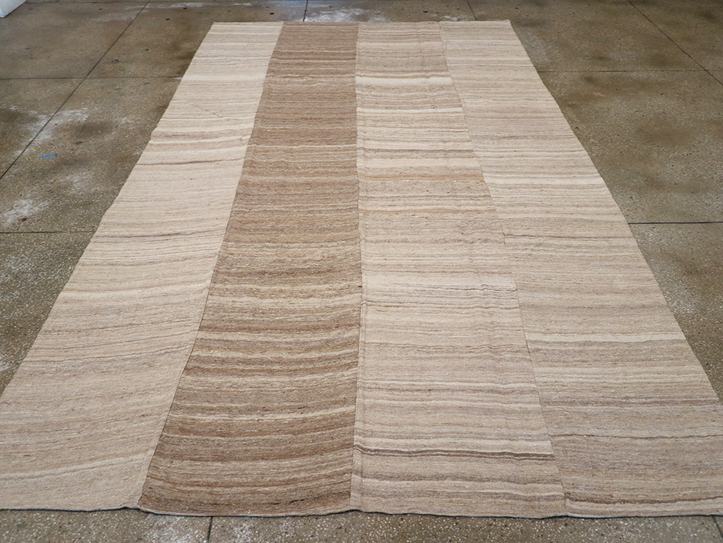 Modern Turkish Flatweave Kilim Room Size Carpet, No.32593 - Gss