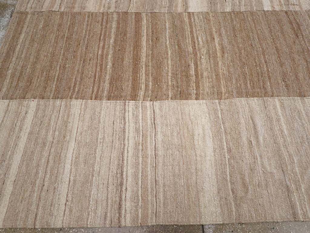 Modern Turkish Flatweave Kilim Room Size Carpet, No.32593 - Gss