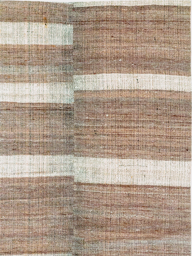 Vintage Persian Flatweave Kilim Room Size Carpet, No.32594 - Gss