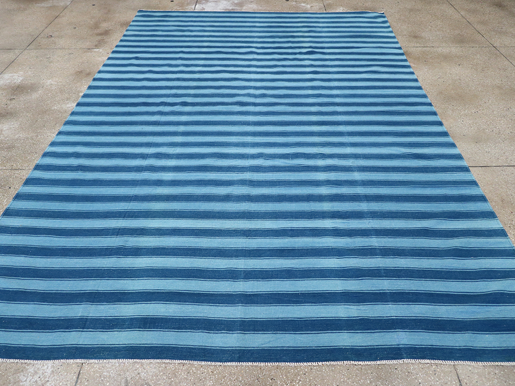 Vintage Indian Dhurrie Flatweave, No.32597 - Gss