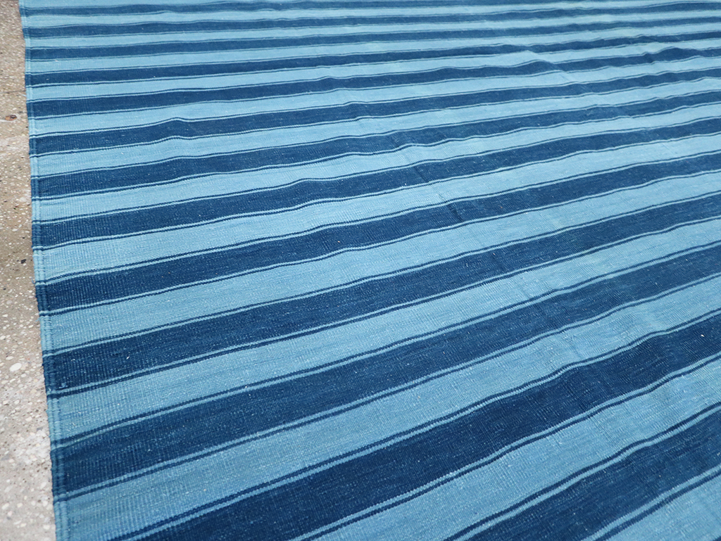 Vintage Indian Dhurrie Flatweave, No.32597 - Gss