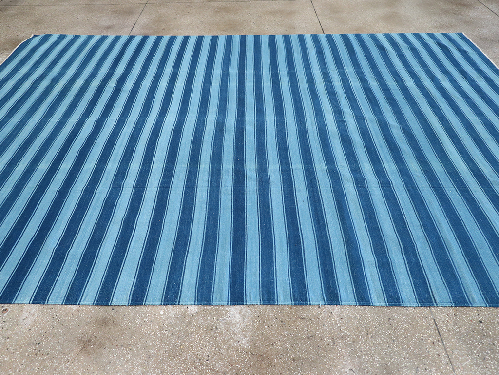 Vintage Indian Dhurrie Flatweave, No.32597 - Gss