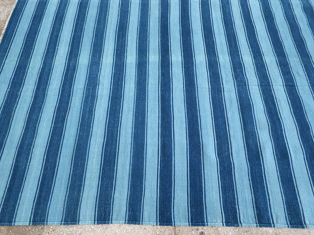 Vintage Indian Dhurrie Flatweave, No.32597 - Gss