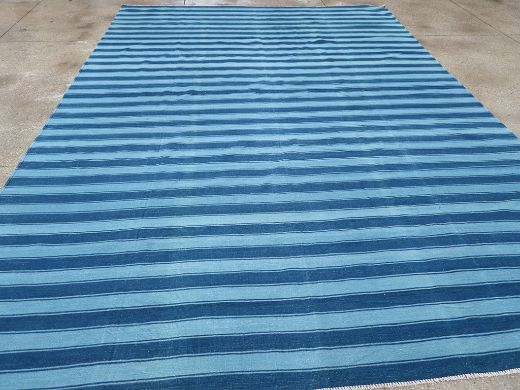 Vintage Indian Dhurrie Flatweave, No.32597 - Gss