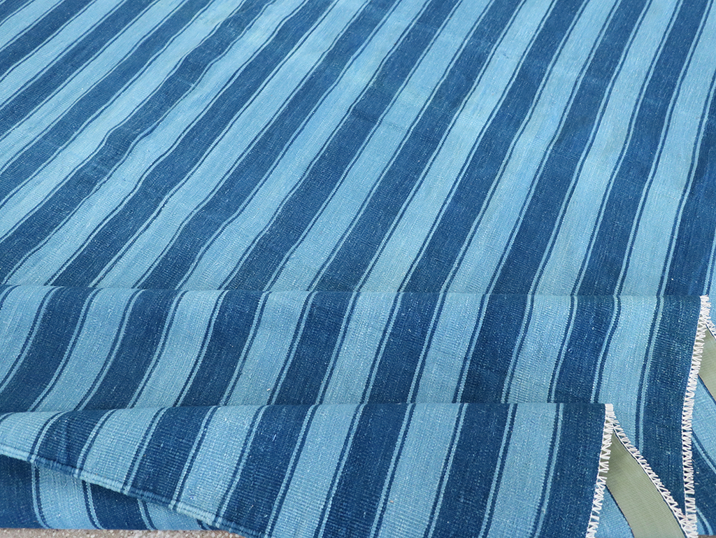 Vintage Indian Dhurrie Flatweave, No.32597 - Gss