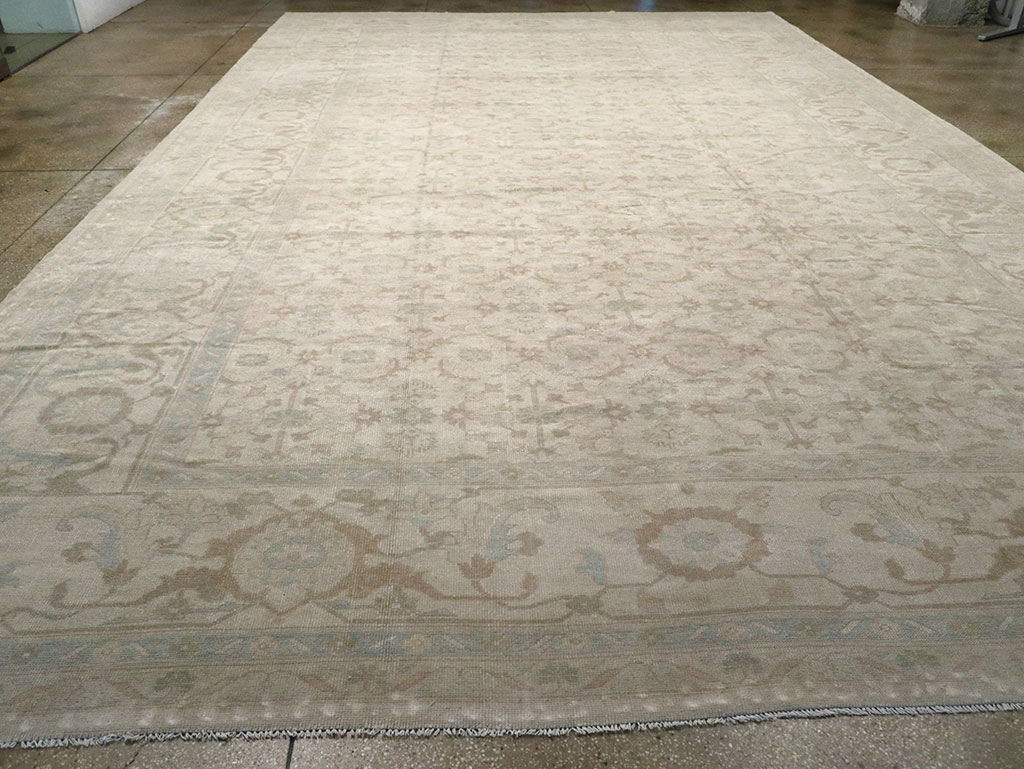Vintage Turkish Oushak Oversize Carpet, No.32599 - Gss