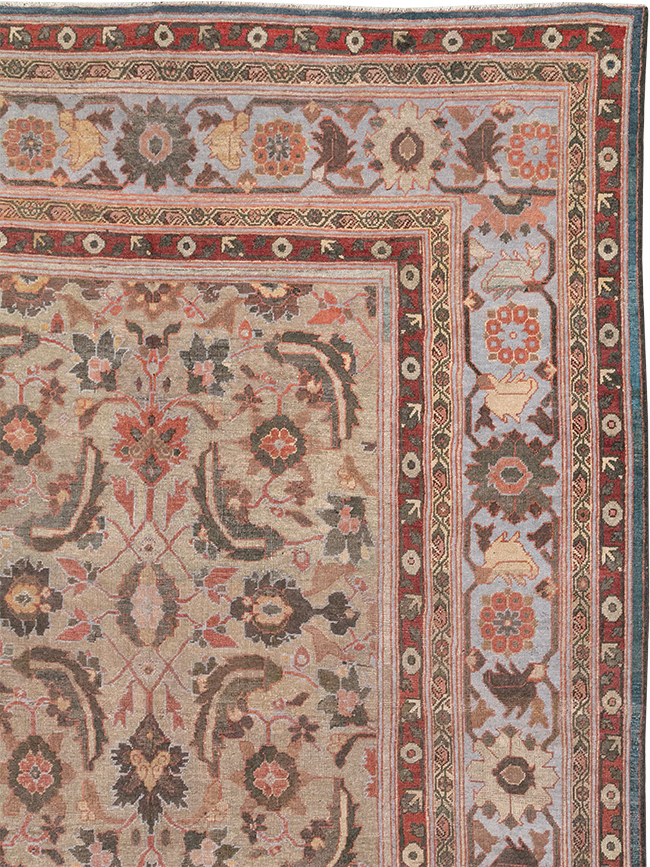 Antique Persian Mahal Large Carpet, No.32600 - Gss