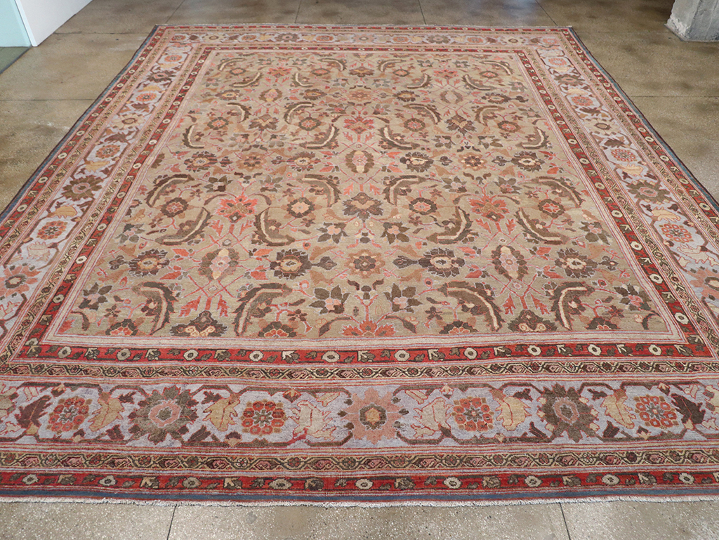Antique Persian Mahal Large Carpet, No.32600 - Gss