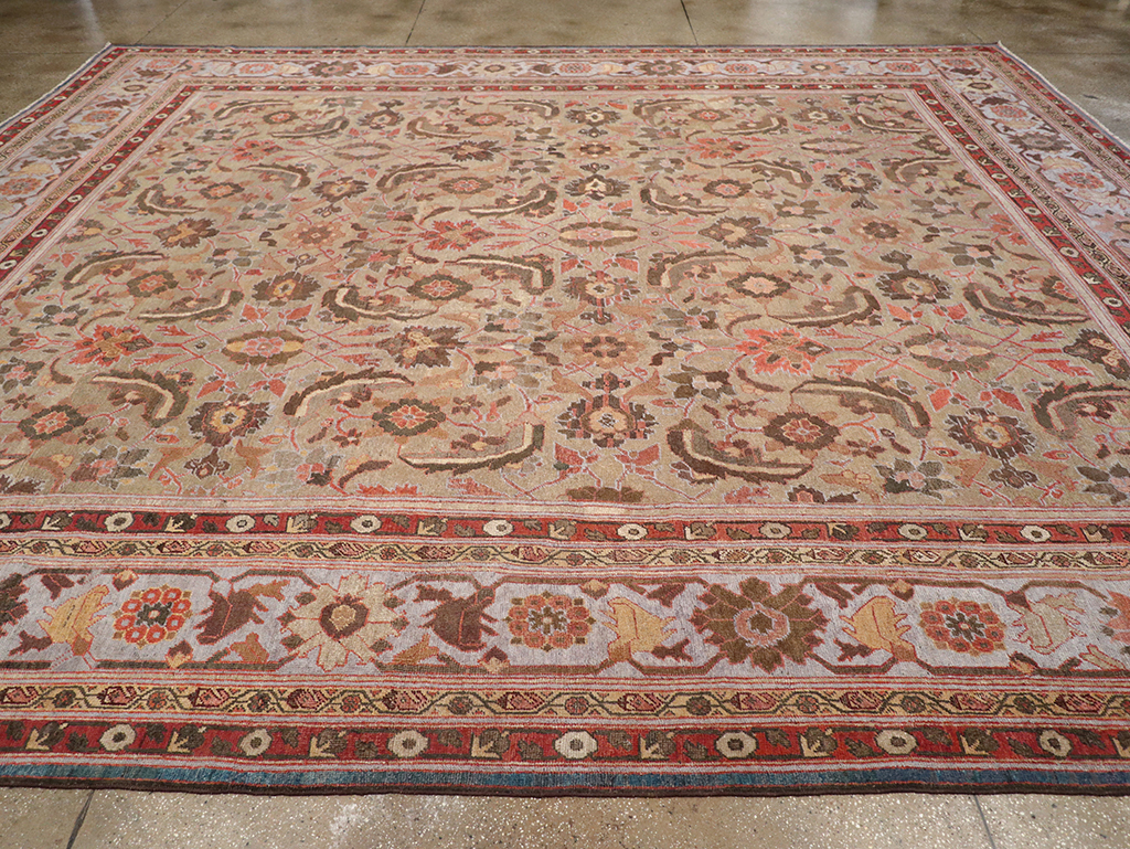 Antique Persian Mahal Large Carpet, No.32600 - Gss