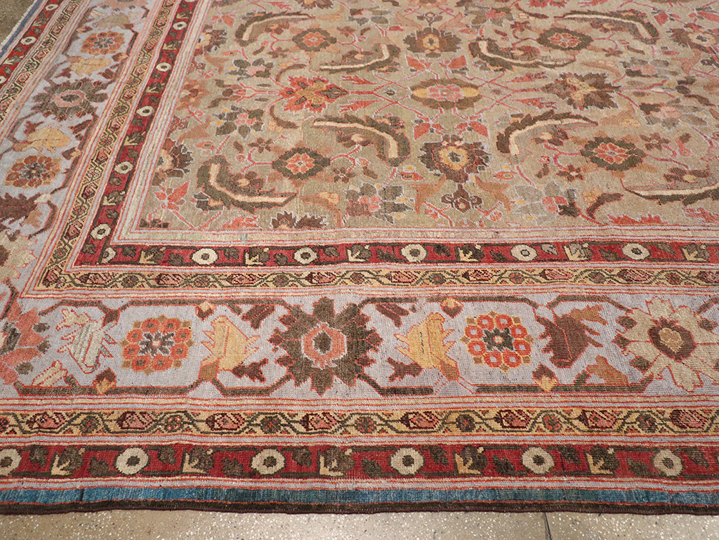 Antique Persian Mahal Large Carpet, No.32600 - Gss