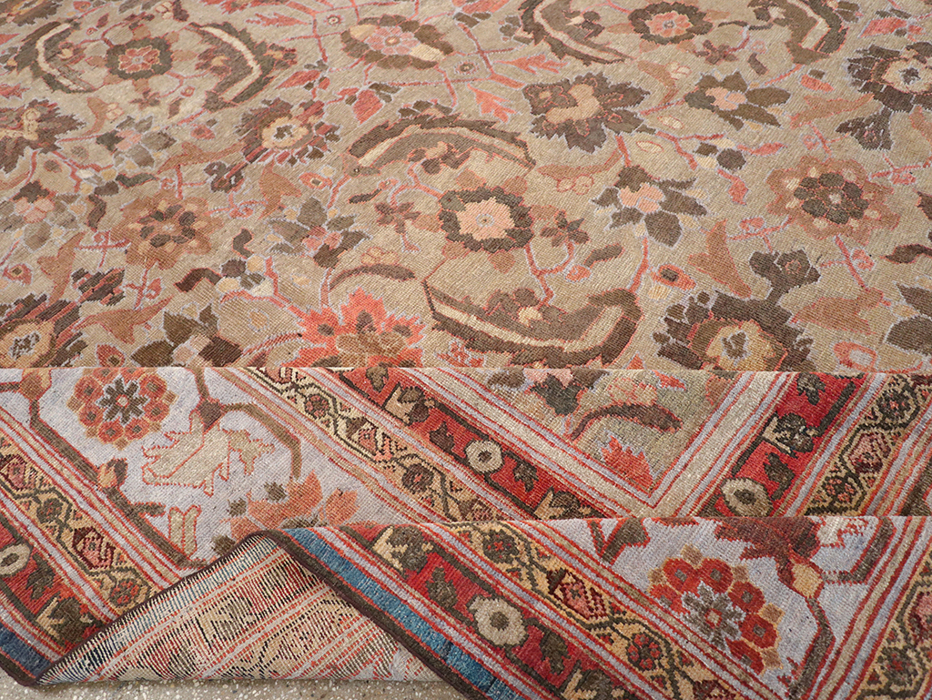 Antique Persian Mahal Large Carpet, No.32600 - Gss