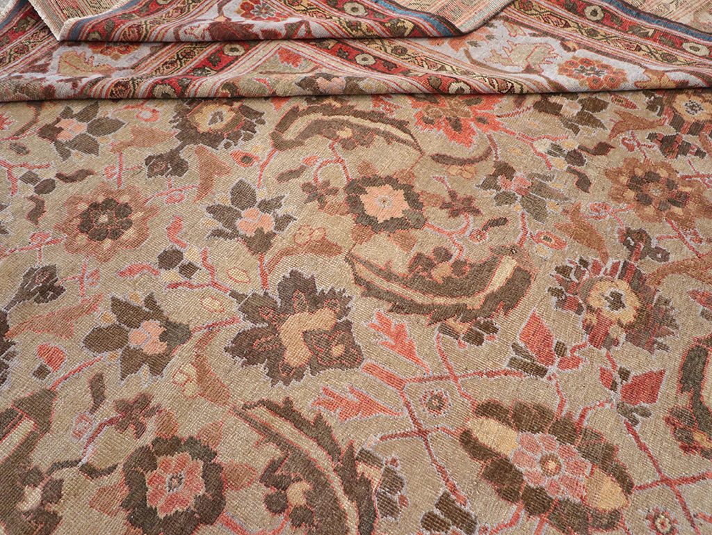 Antique Persian Mahal Large Carpet, No.32600 - Gss