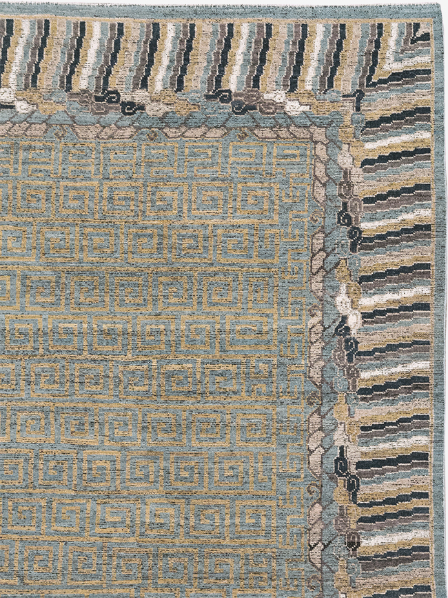 Modern East Turkestan Khotan Room Size Carpet, No.32602 - Gss