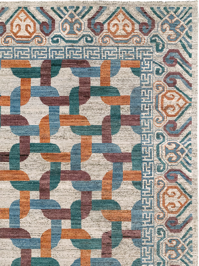 Modern Khotan Carpet, No.32604 - Gss