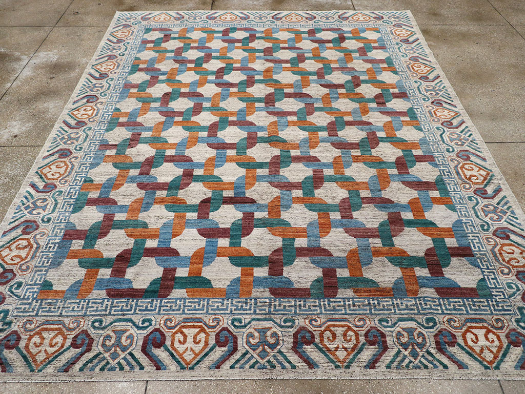 Modern Khotan Carpet, No.32604 - Gss
