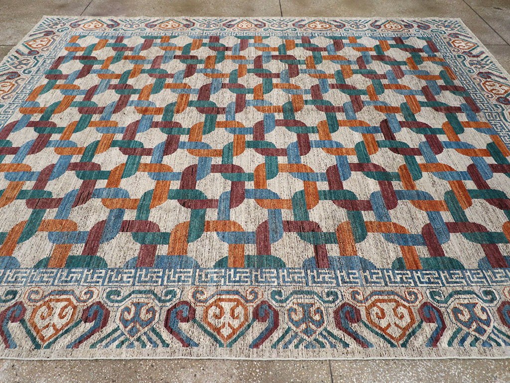 Modern Khotan Carpet, No.32604 - Gss